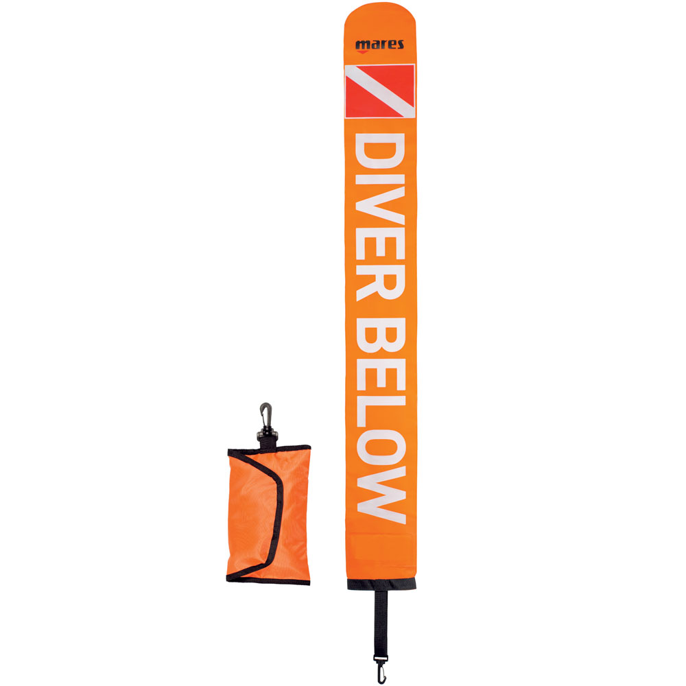 MARES - Standard Boje Markierboje mit Leine und Tasche aufblasbar MARES - Standard Boje Markierboje mit Leine und Tasche aufblasbar