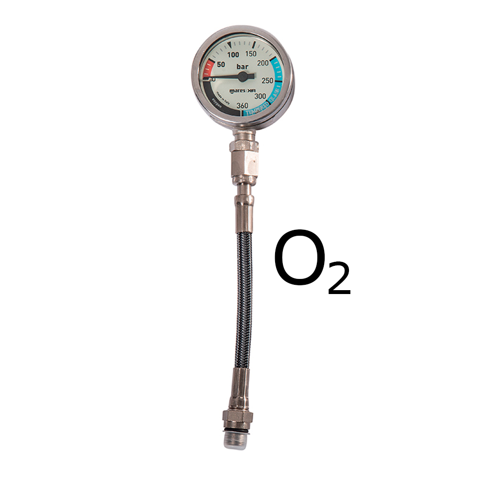 MARES XR - Finimeter SPG52 Bar - 15cm O2