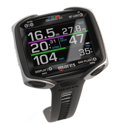 MARES - Quad CI  luftintegrierter Tauchcomputer MARES - Quad CI  luftintegrierter Tauchcomputer
