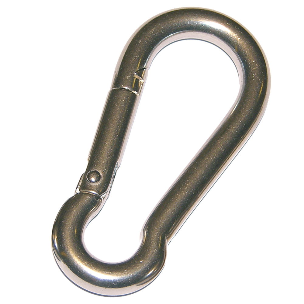 UEBBYS - Karabinerhaken Edelstahl rostfrei 70mm
