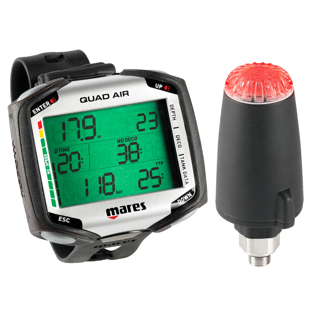 MARES - Quad AIR mit LED Sender Tauchcomputer