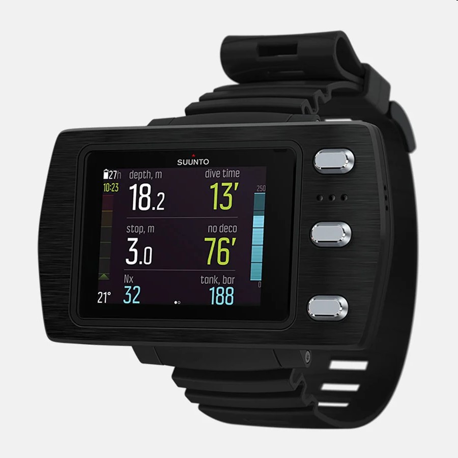 SUUNTO - EON Steel Black mit Boot und USB-Kabel Tauchcomputer