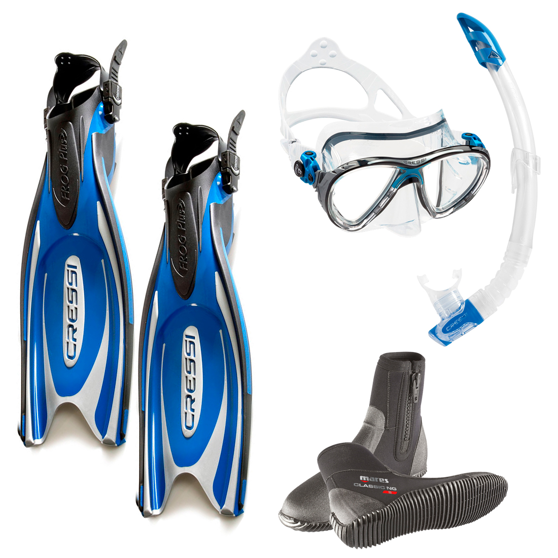 CRESSI - Einsteiger ABC Set Blau