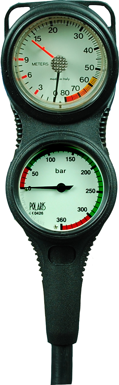 POLARIS - TOPLINE Zweierkonsole Finimeter mit Tiefenmesser