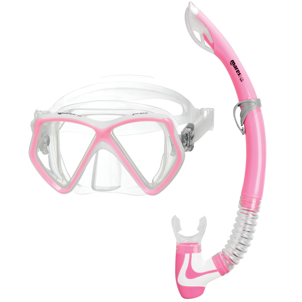 MARES - X-One Pirate Junior ABC Set Pink/Weiß