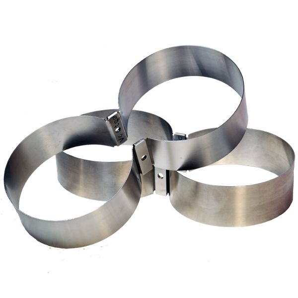 POLARIS - clamp set V4-Tec from 140mm- 204mm distance