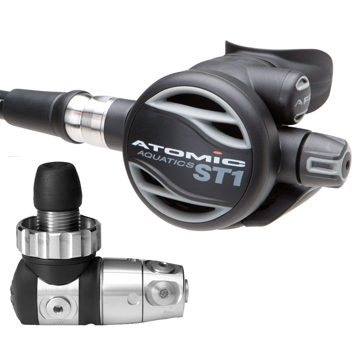 ATOMIC - ST1 Edelstahl DIN Atemregler ATOMIC - ST1 Edelstahl DIN Atemregler