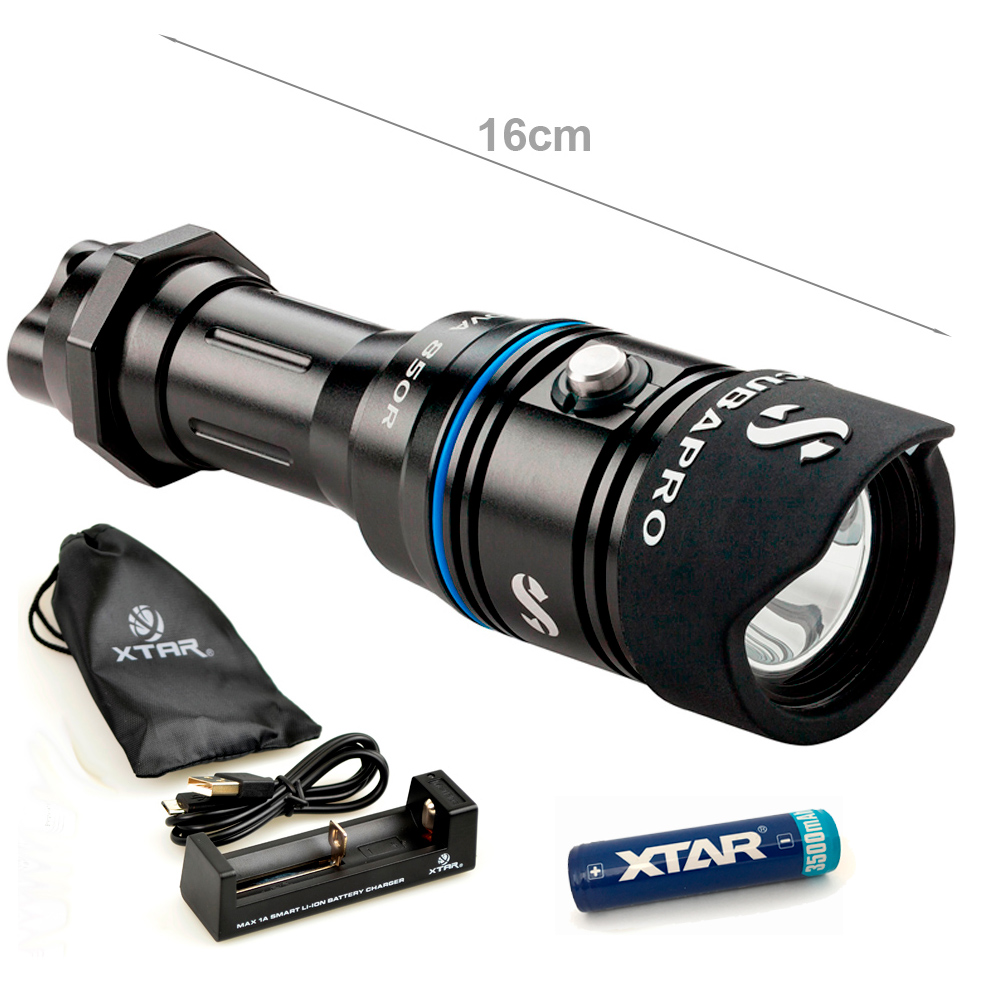 SCUBAPRO - Nova 850R (mit Akku, Ladegerät) Tauchlampe SCUBAPRO - Nova 850R (mit Akku, Ladegerät) Tauchlampe