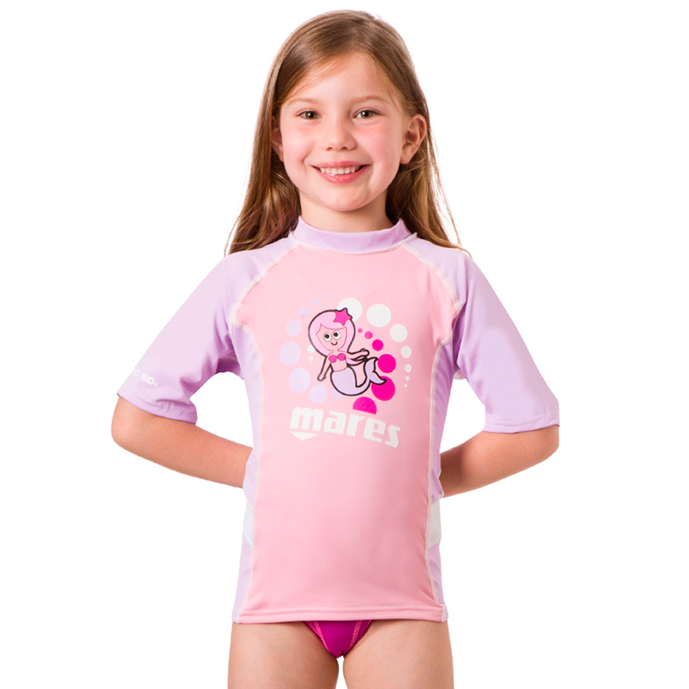 MARES - Rash Guard Kids Short Sleeve Girl