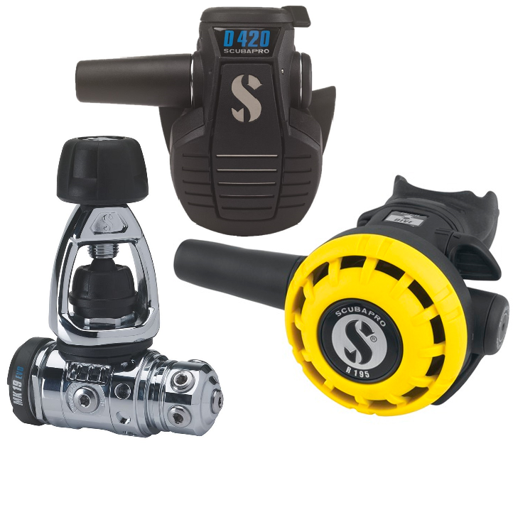 SCUBAPRO - MK19 EVO DIN D420 mit S270 Octopus Atemregler Set