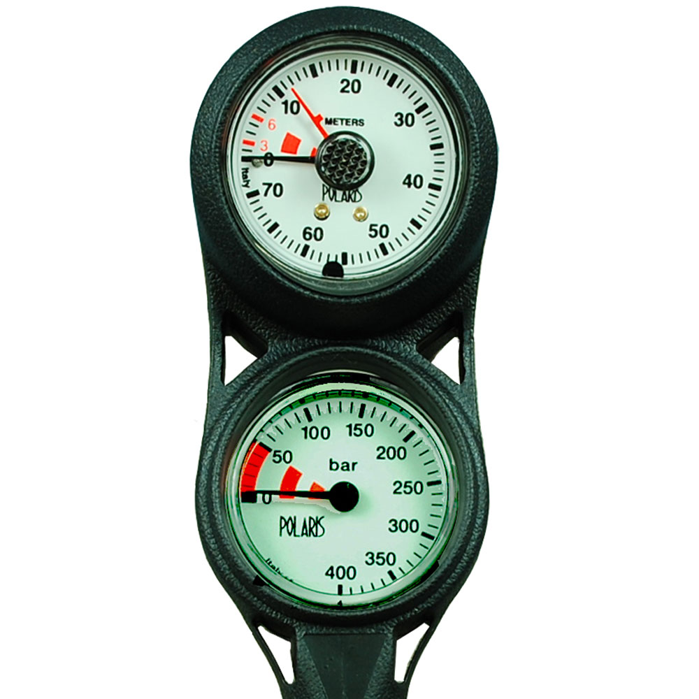 POLARIS - SLIMLINE Zweierkonsole Finimeter mit Tiefenmesser POLARIS - SLIMLINE Zweierkonsole Finimeter mit Tiefenmesser
