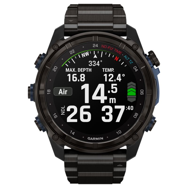 GARMIN - Descent MK3i 51mm Schwarz/Titan Tauchcomputer mit GPS 