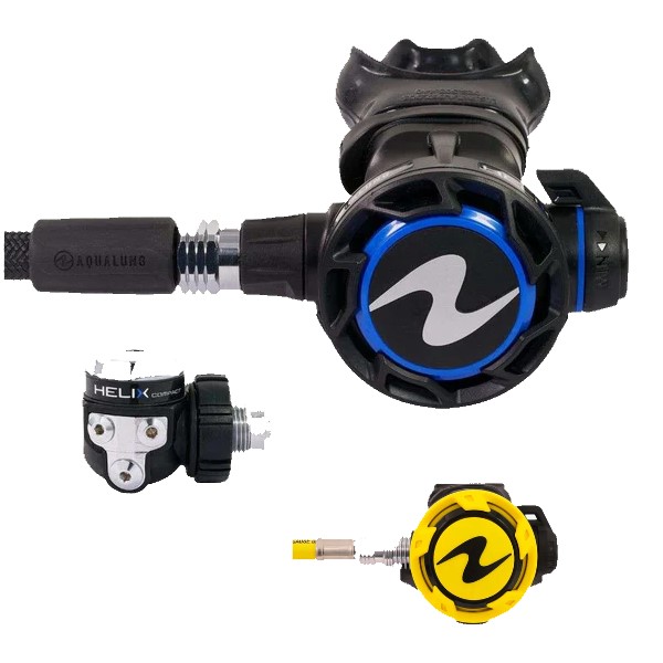 AQUALUNG - HELIX COMPACT DIN Atemregler-Set mit Helix Pro Octopus