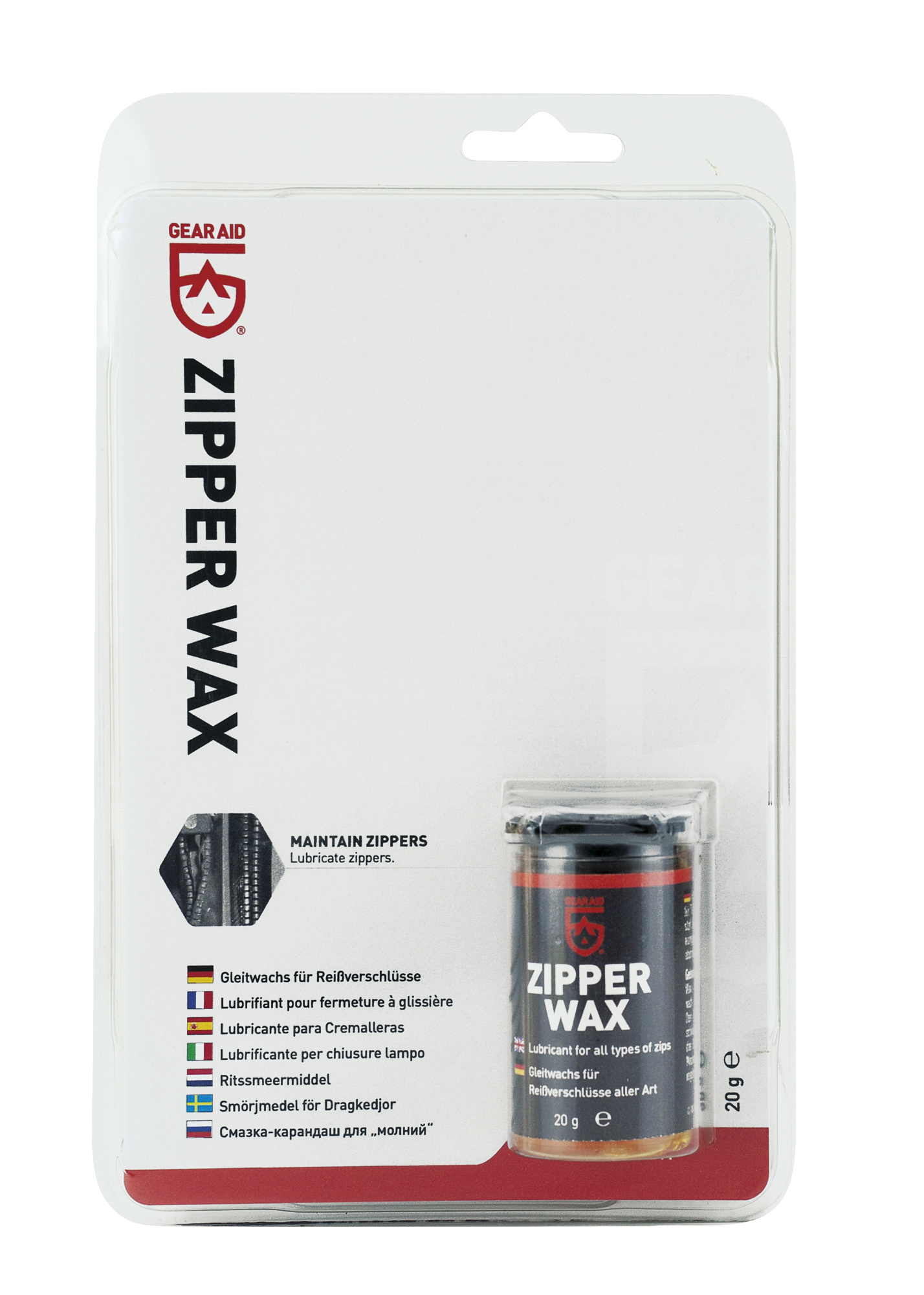 McNETT - Max Wax Wachsstift für Reißverschlüsse 20g