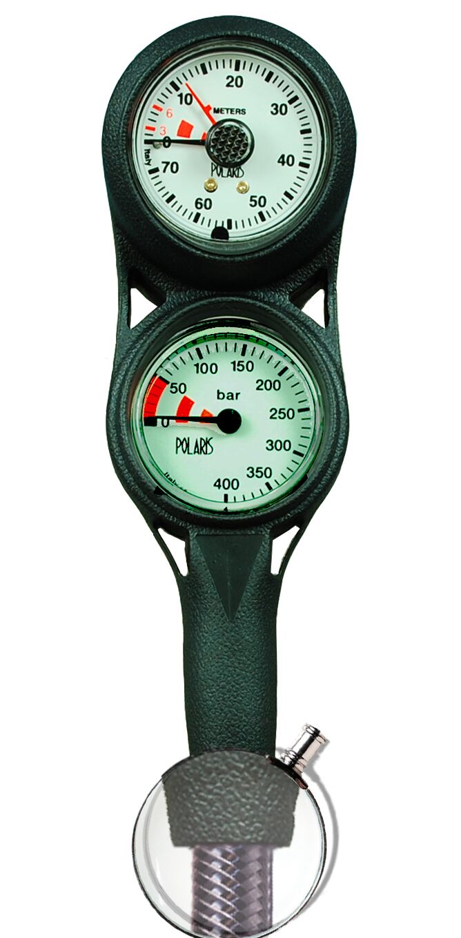 POLARIS - SLIMLINE Zweierkonsole Finimeter mit Tiefenmesser