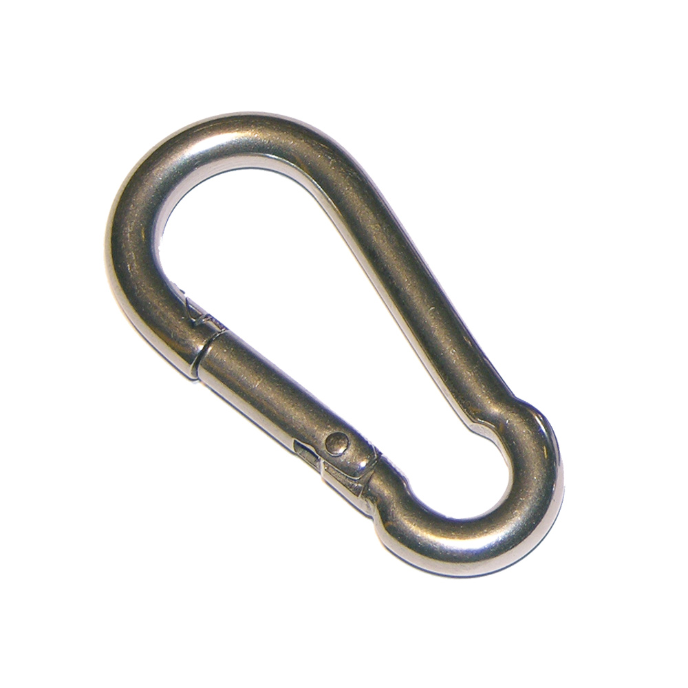 UEBBYS - Karabinerhaken Edelstahl rostfrei 40mm