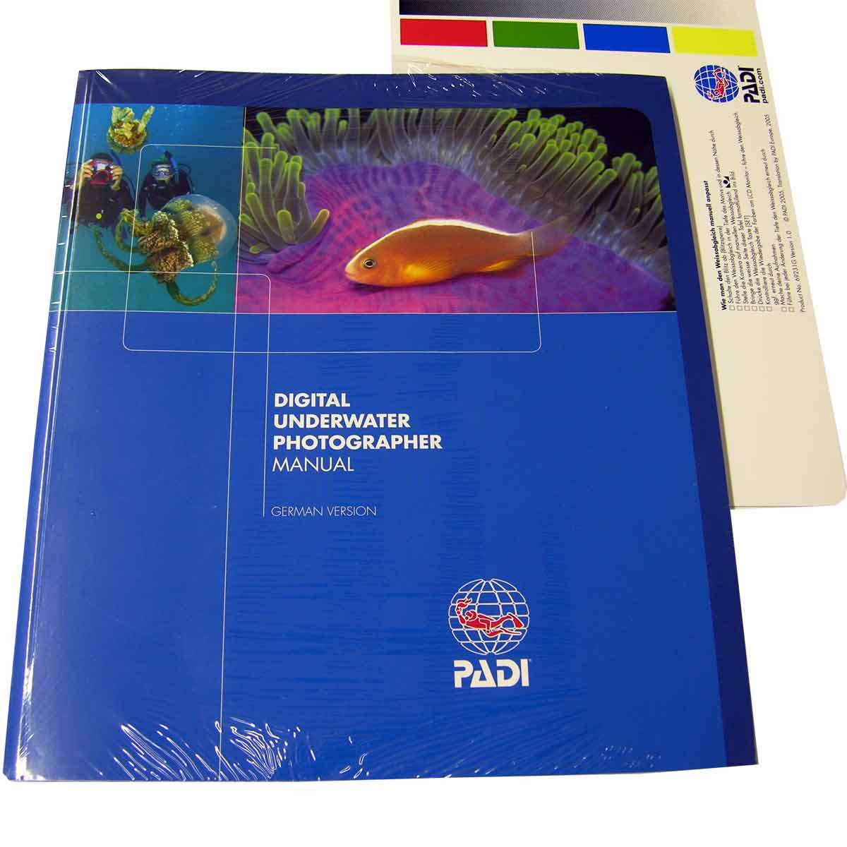 PADI - Manual Digital U/W Photographer incl. White Balance slate German