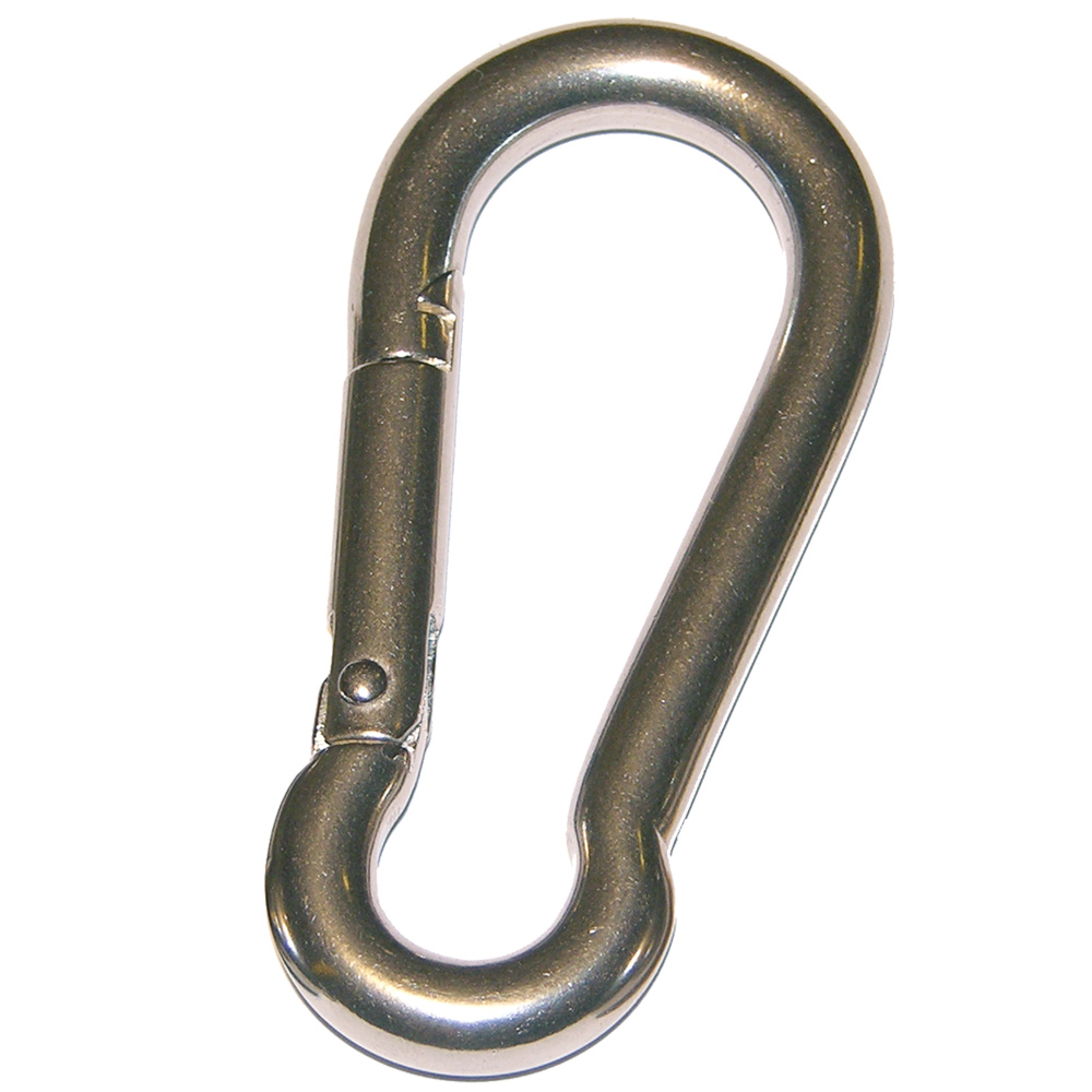 UEBBYS - Karabinerhaken Edelstahl rostfrei 60mm