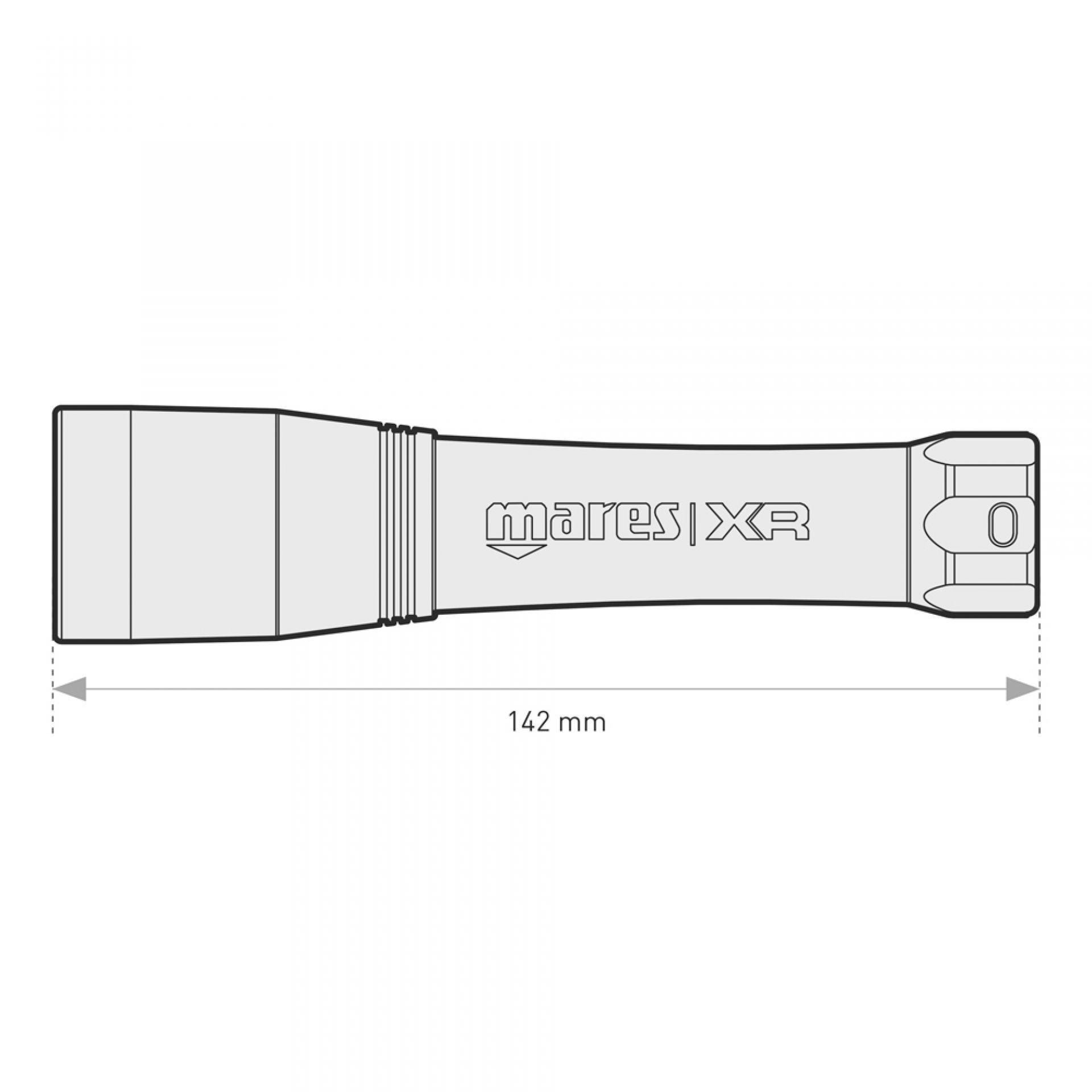 MARES XR BACK UP Tauchlampe Mono LED 850 Lumen