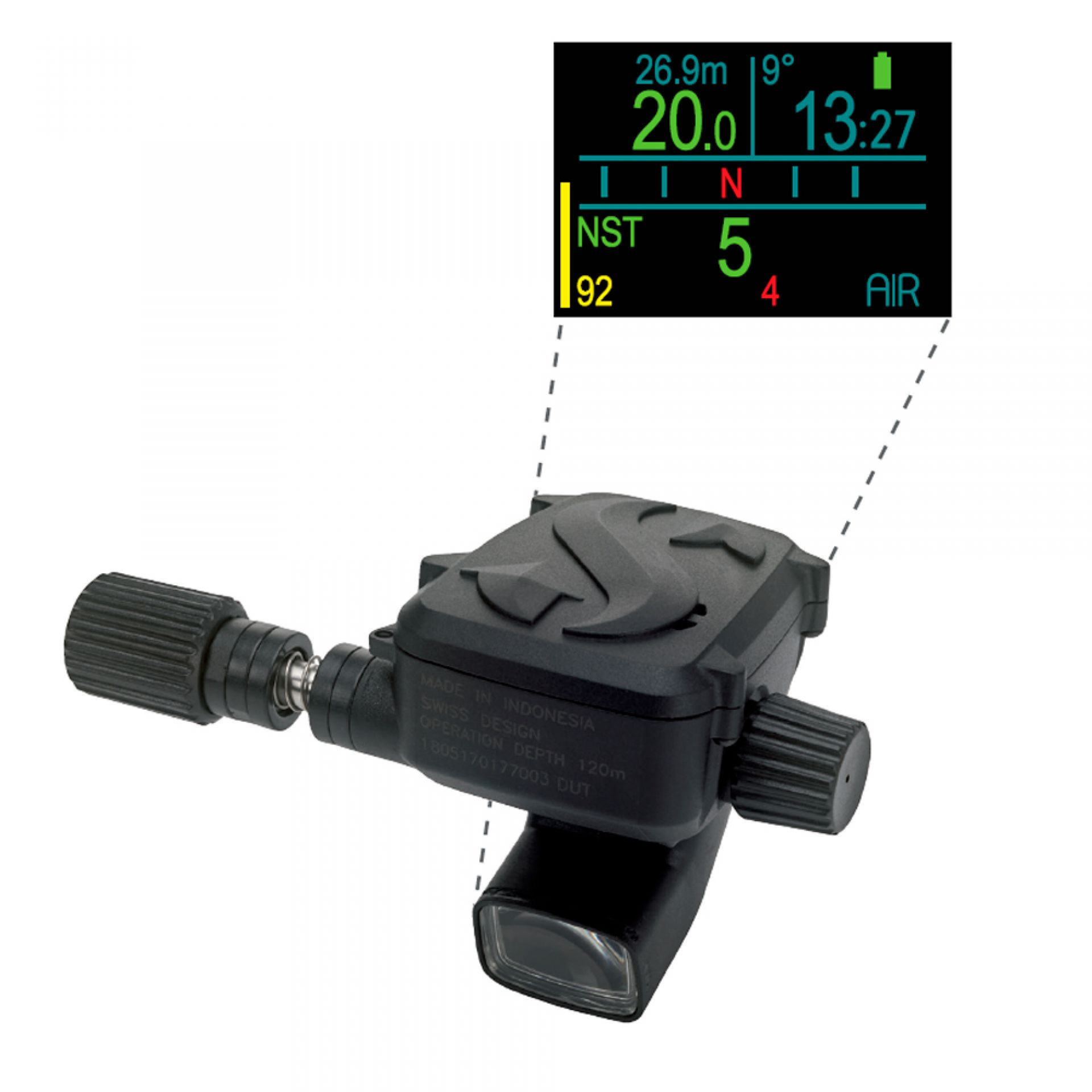 SCUBAPRO Galileo HUD für Tauchmaske