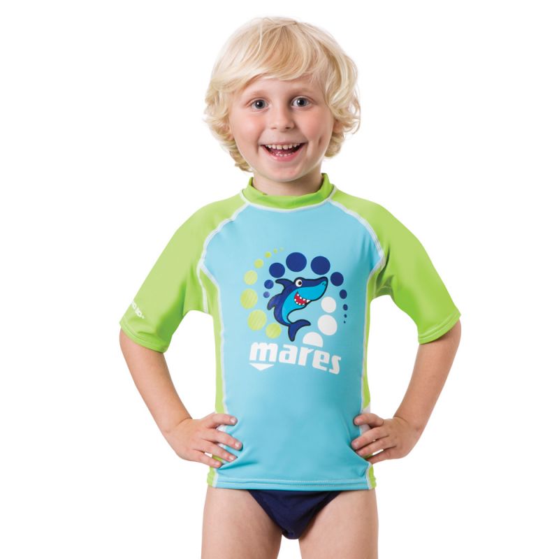 MARES Rash Guard Kids ShortSleeve Junge